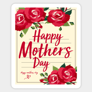 Happy Mother's Day 2021 Shirt gift for mom and grandma for mother's day anniversary and celebration birthday Sticker